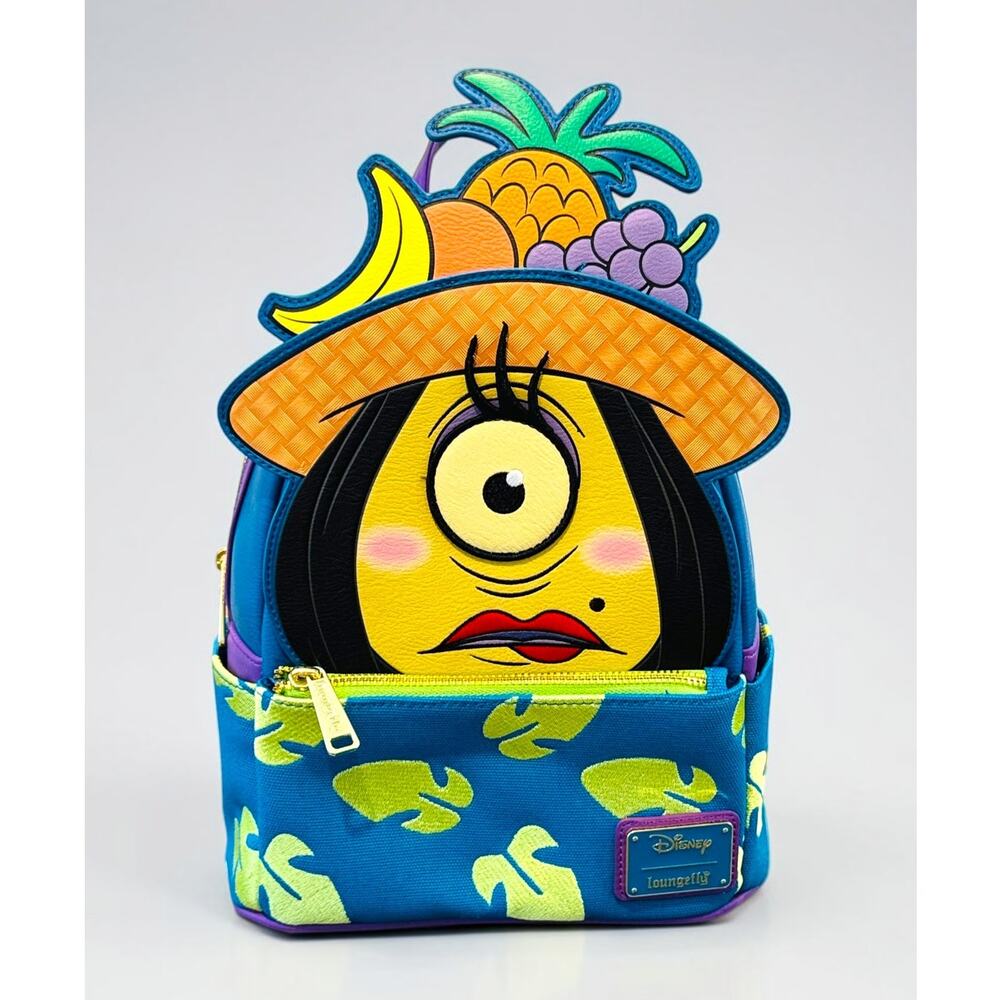 In Hand Loungefly Disney D23 2026 Lilo & Stitch Pleakley Cosplay Backpack NWT